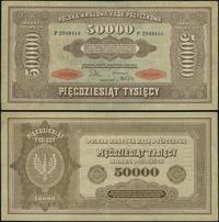 50.000 marek polskich 10.10.1922, Seria P, numer