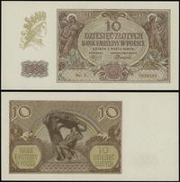 10 złotych 01.03.1940, Seria L., numeracja 78385