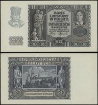 20 złotych 01.03.1940, Seria L, numeracja 384410