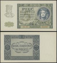 5 złotych 01.08.1941, Seria AC, numeracja 654086