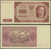 100 złotych 01.07.1948, Seria KR, numeracja 4715