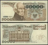 50.000 złotych 01.12.1989, Seria G, numeracja 80