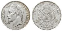 5 franków 1869 A, Paryż, popiersie autorstwa Bar