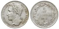 5 franków 1849, Bruksela, rzadkie, De Mey 58