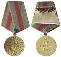 Medal Wyzwolenie Warszawy 1945, mosiądz złocony 