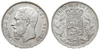 5 franków 1869, Bruksela, piękne lustro, De Mey 