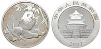 10 yuanów 2007, Pandy, 1 uncja czystego srebra, 