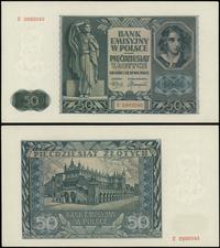 50 złotych 1.08.1941, seria E, numeracja 2992040