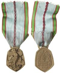 Medal pamiątkowy za Wojnę 1939-1945, brąz patyno