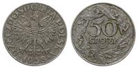 50 groszy 1938, Warszawa, zelazo nie niklowane, 
