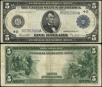 5 dolarów 1914, podpisy White i Mellon, seria D6