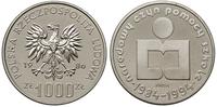 1.000 złotych 1986, Warszawa, PRÓBA-NIKIEL, Naro