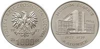 1.000 złotych 1987, Warszawa, PRÓBA-NIKIEL, Muze