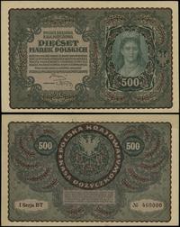 500 marek polskich 23.08.1919, seria I-BT 460000
