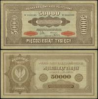 50.000 marek polskich 10.10.1922, seria W 355510