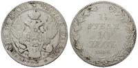 1 1/2 rubla = 10 złotych 1836 , Warszawa, warian