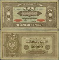 50.000 marek polskich 10.10.1922, seria X, numer
