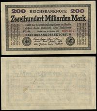 200 miliardów marek 15.10.1923, numeracja 008407