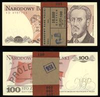 100 x 100 złotych 01.06.1986, oryginalnie zapako