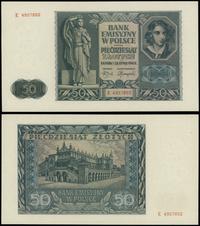 50 złotych 1.08.1941, seria E, numeracja 4957852