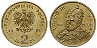 2 złote 1998, Warszawa, Zygmunt III Waza, Nordic