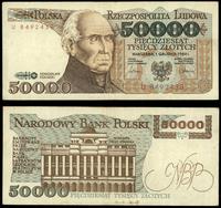 50.000 złotych 01.12.1989, seria U, numeracja 84