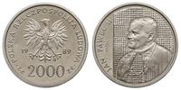2.000 złotych 1989, Warszawa, PRÓBA-NIKIEL - Jan