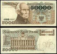 50.000 złotych 01.12.1989, seria L, numeracja 61