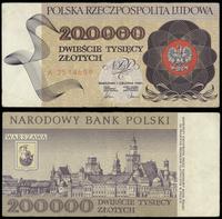 200.000 złotych 01.12.1989, seria A, numeracja 2