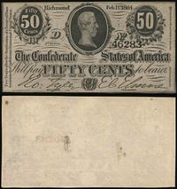 50 centów 17.02.1864, I seria, numeracja 46283, 