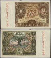 100 złotych 2.06.1932, Ser. AD., numeracja 22885