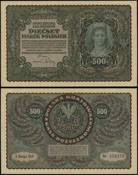500 marek polskich 23.08.1919, I Serja BF, numer