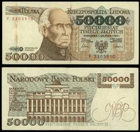 50.000 złotych 01.12.1989, seria F, numeracja 23