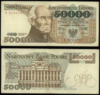50.000 złotych 01.12.1989, seria E, numeracja 87
