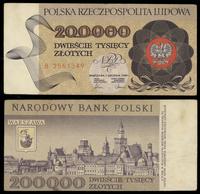200.000 złotych 1.12.1989, seria B, numeracja 25