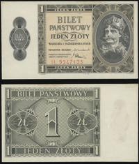 1 złoty 01.10.1938, seria IŁ, numeracja 9247123,