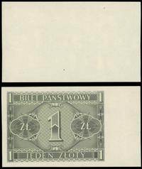 niedokończony druk 1 złoty  01.10.1938, strona g