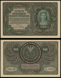500 marek polskich 23.08.1919, seria I-BB numera