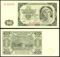 50 złotych  1.07.1948, seria i numeracja EL 8357