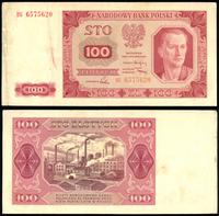 100 złotych 1.07.1948, seria i numeracja EG 6575