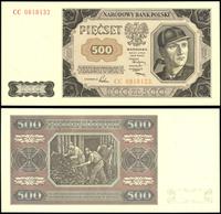 500 złotych 1.07.1948, seria i numeracja CC 0848