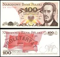 100 złotych 1.06.1979, seria i numeracja GW 9027