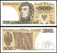 500 złotych 1.06.1979, seria i numeracja BL 0750