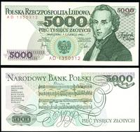 5.000 złotych 1.06.1982, seria i numeracja AD 13