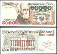 50.000 złotych 16.11.1993, seria i numeracja P 6