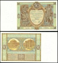 50 złotych 1.09.1929, Ser. EC. 1558954, piękne, 