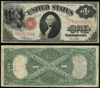 1 dolar 1917, czerwona pieczęć, podpisy: Speelma