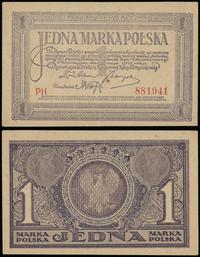 1 marka polska 17.05.1919, seria PH, numeracja 8