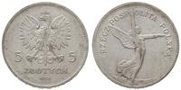 Polska, 5 złotych, 1928 - ze znakiem menniczym