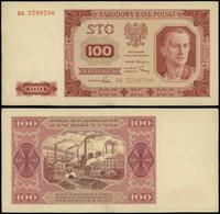 100 złotych 01.07.1948, seria DA, numeracja 5799